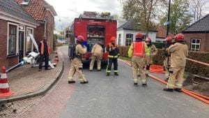 Gaslek graafwerkzaamheden Onderdendam