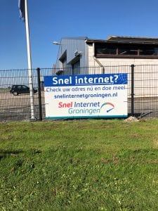 Snel Internet Groningen bord