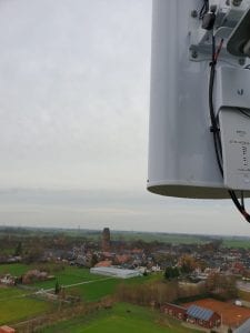 Mast snel internet groningen in stedum, stedum van bovenaf